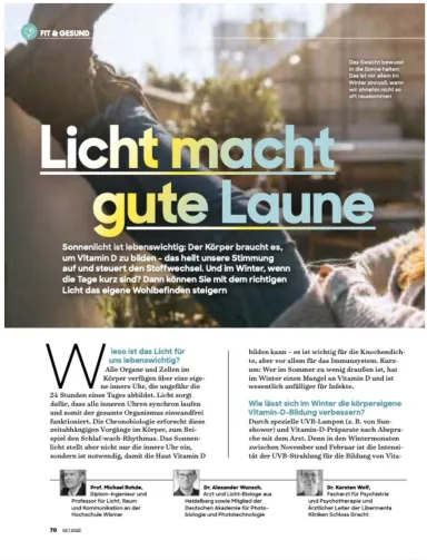 Ausschnitt: Licht macht gute Laune