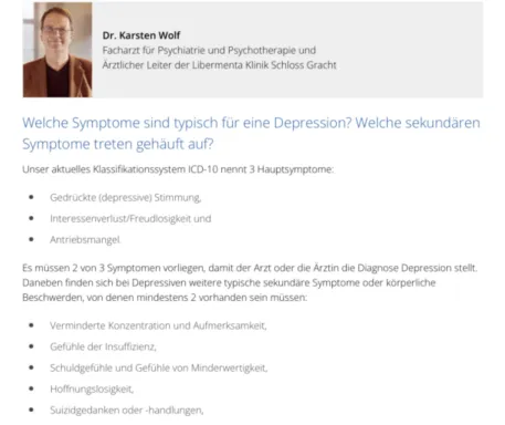 Ausschnitt: Fachbeitrag von Dr. Karsten Wolf