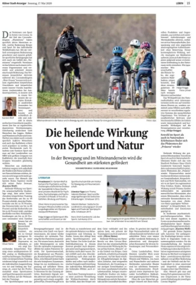 Ausschnitt: Die heilende Wirkung von Sport und Natur